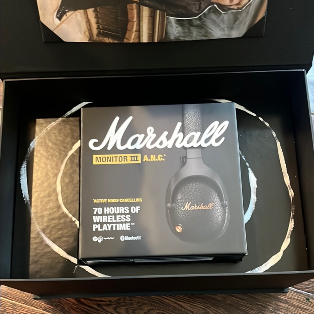 Marshall Black Monitor III A.N.C. Headphones
